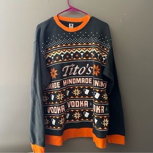 Tito’s Vodka Christmas Sweater Size L